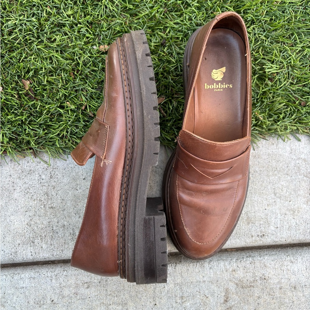 Bobbies Paris Women’s Brown Loafers - Picture 4 of 12